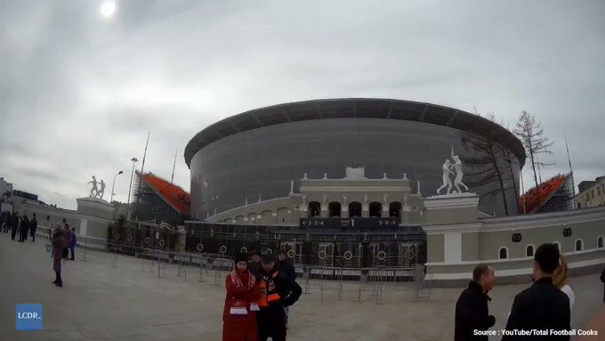 Videos + Images : Découvrez L'Ekaterinbourg Arena, l'étrange stade qui accueillera Japon-Sénégal