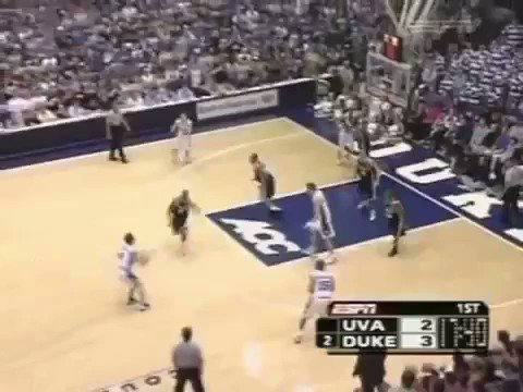 (2006) JJ Redick drops 40 points on ONLY 13 shots against UVA. Crazy.

Happy birthday  