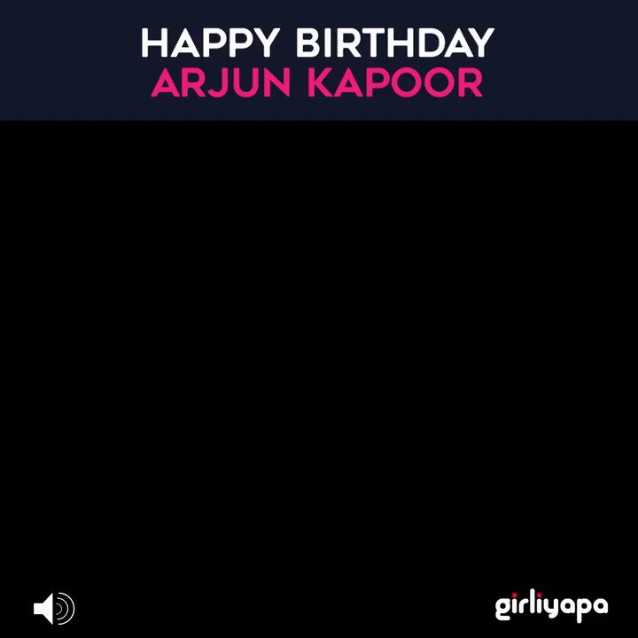 Here\s wishing a charming and talented Arjun kapoor a very Happy Birthday! 