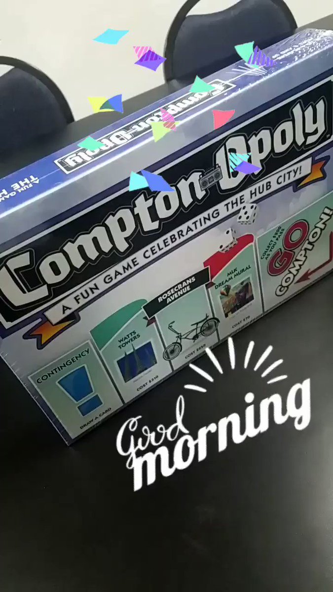 were so excited compton opoly will be back in stock walmart in compton