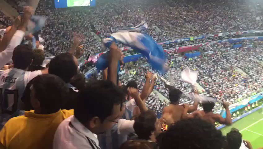 @Argentina en octavos de final de #Rusia2018
Vamos equipo!
🇦🇷Estamos todos alentándolos🇦🇷
Hubo actitud, ahora vamos por el juego efectivo. Siempre hay que mejorar.
#VamosArgentina