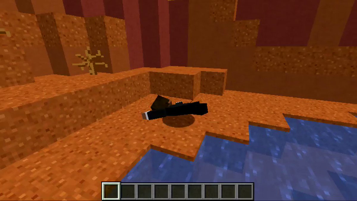 Minecraft 世にも奇妙なバグばかり 4 地上で泳ぐスティーブ 首の長い馬 ほか まいんくらふとにっき
