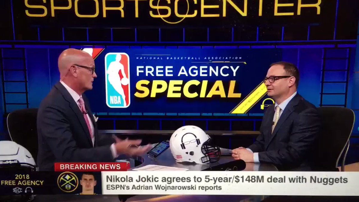 Throwback to ESPN playing Jusuf Nurkic highlights while discussing a Nikola Jokic deal
#MileHighBasketball
https://t.co/0qWQp5B2lc