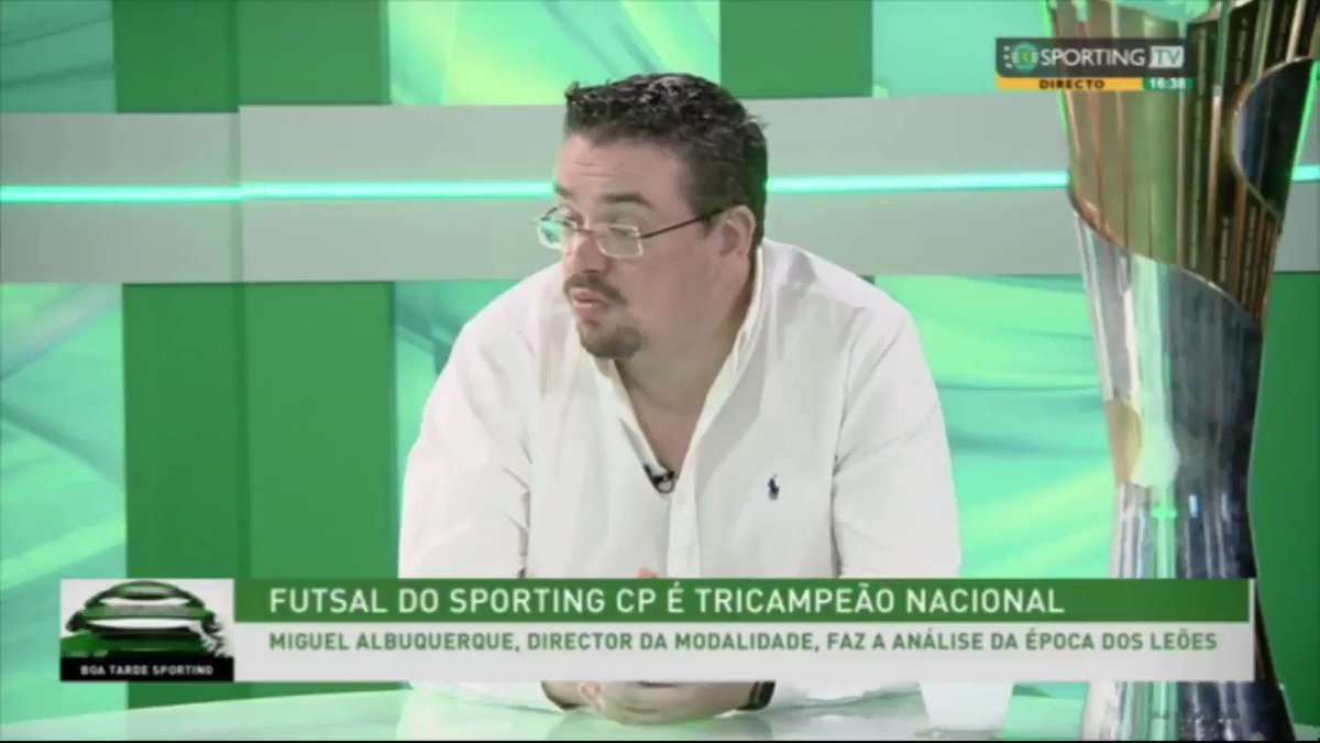 "No dia em que alguém conseguir passar este sentimento que existe nas modalidades do Sporting para o futebol profissional, o Sporting Clube de Portugal será um clube imparável!" #AvançaAlbuquerque