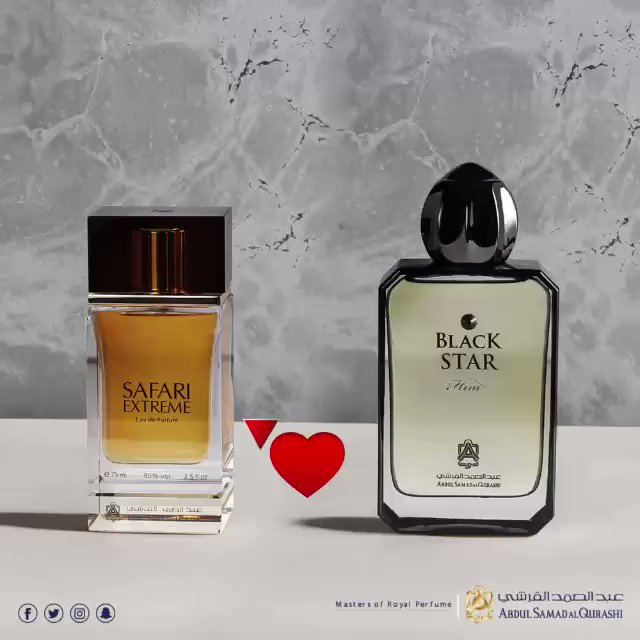Abdul Samad Al Qurashi on X: Which one do you prefer? 1. Safari Extreme 2.  Black Star for him Leave a 💙 Below if you love both as we do! . . . #