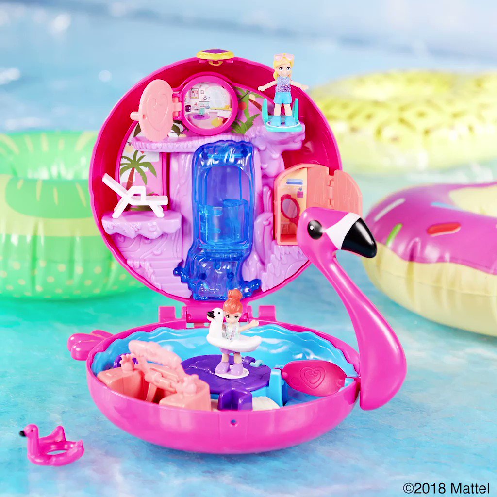 polly pocket flamingo walmart
