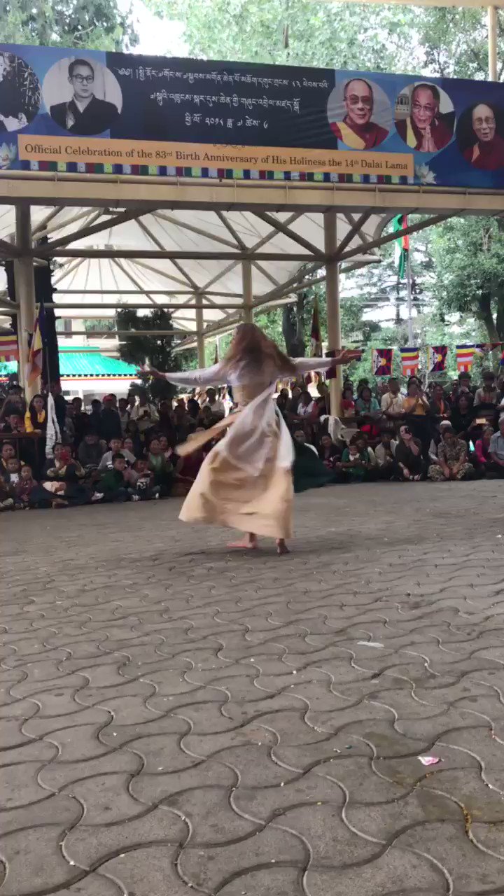 Beautiful performance on Dalai Lama s 83rd birthday in Mcleodganj , Happy birthday 