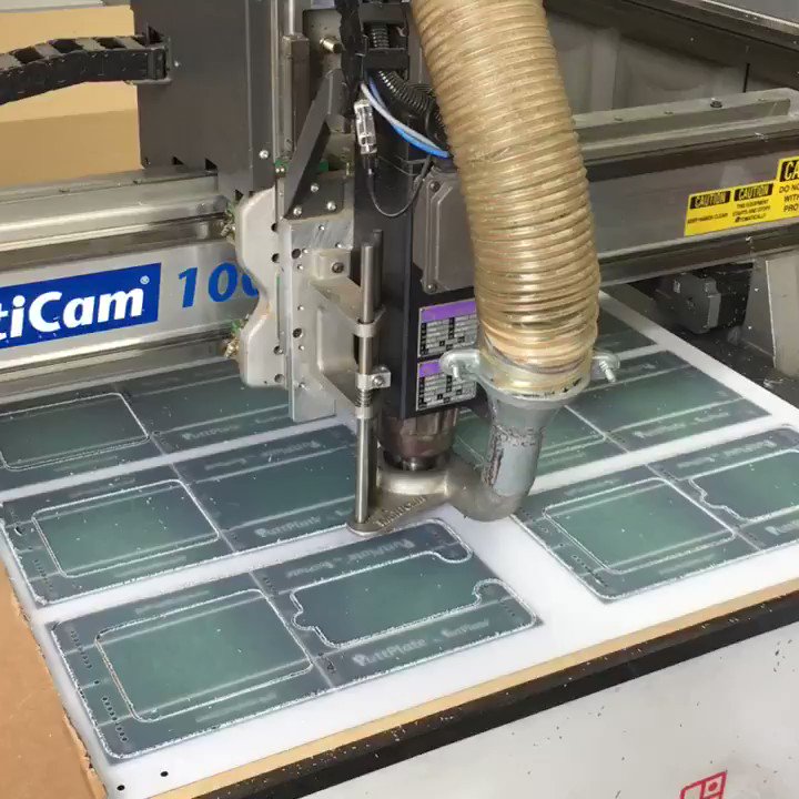 This afternoons #CNC activities for @fatplategolf #madeinbritain #multicam