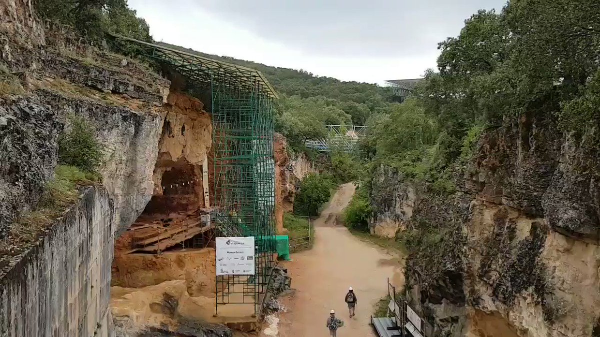 Fin del segundo turno #Atapuerca2018 #GranDolina #Trinchera