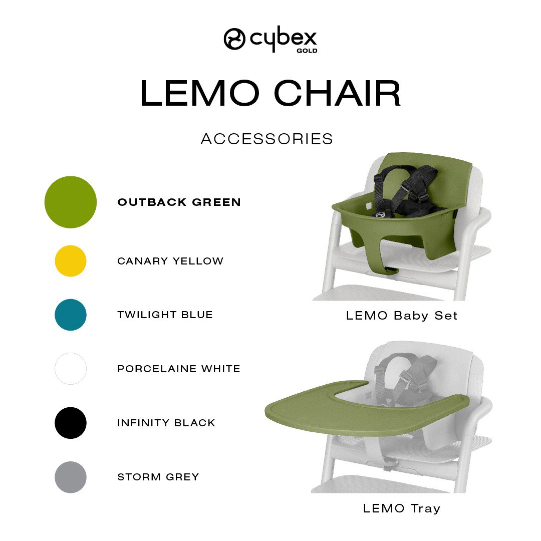 Cybex LEMO High Chair, Outback Green 