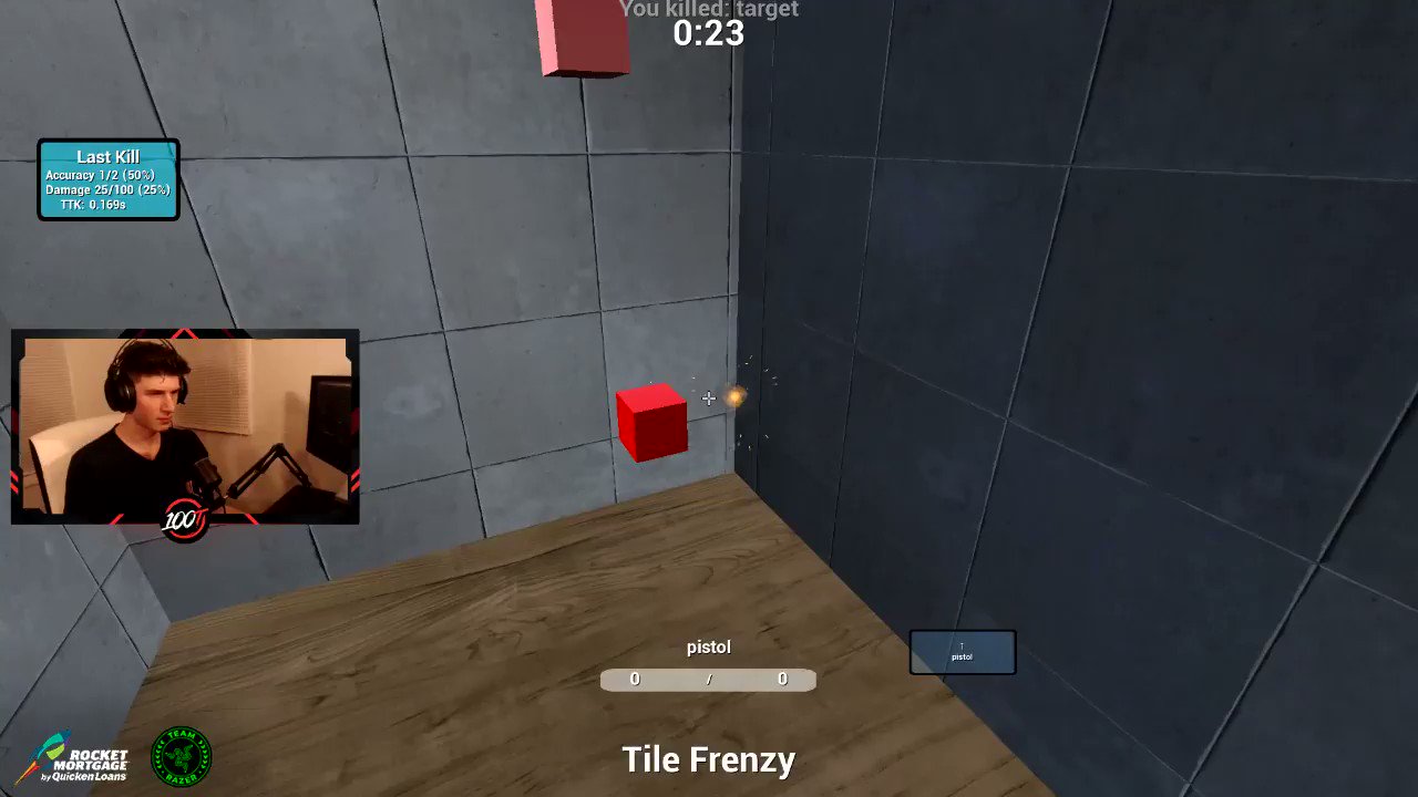 Risker Realpaynetrayne The Game Is Kovaak S Fps Aim Trainer On Steam Tile Frenzy Scenario Twitter