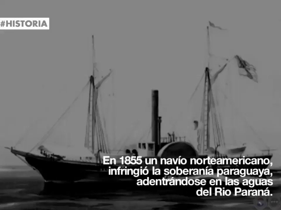 ¡En 1855, Estados Unidos🇺🇸 violó un decreto que prohibía la navegación de buques de guerra por nuestros ríos 😒 🇵🇾!
¡Dejando a nuestro país al borde de la guerra con EE.UU! 😥👇
