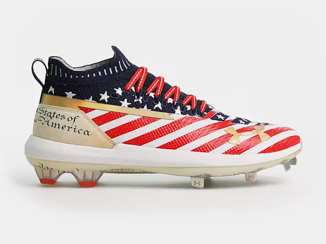 Darren Rovell on X: Bryce Harper's Louis Vuitton x Supreme cleats (📷 by  @starting9). Amazing that Nike & Under Armour let their top guys wear  Supreme logos at this point. Brand has