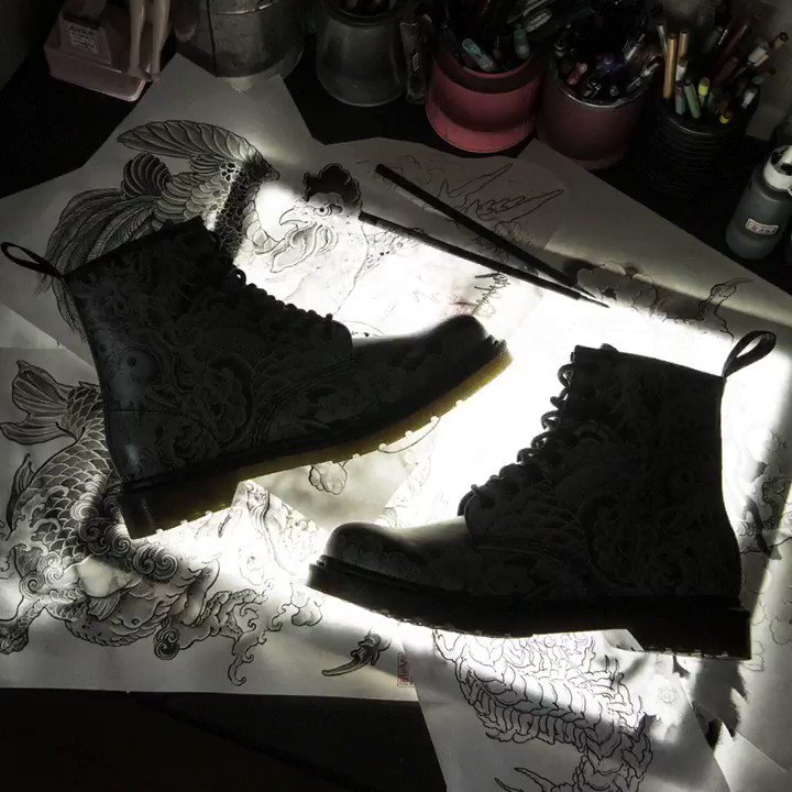 dr martens 1460 tattoo ot