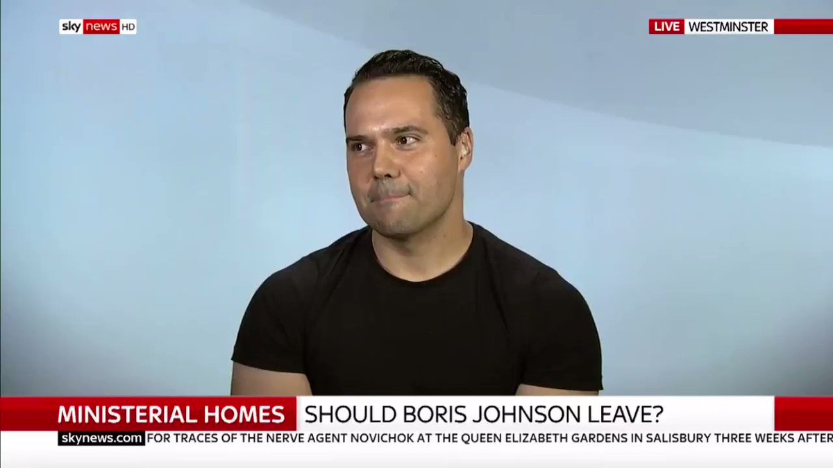 Aaron Bastani (@AaronBastani) on Twitter photo 2019-06-14 12:07:39 After resigning as foreign secretary @BorisJohnson squatted in a multi-million pound mansion. If he becomes the PM, and doesnt call an immediate general election, hell be doing the same at 10 Downing Street. After resigning as foreign secretary @BorisJohnson squatted in a multi-million pound mansion. If he becomes the PM, and doesnt call an immediate general election, hell be doing the same at 10 Downing Street.