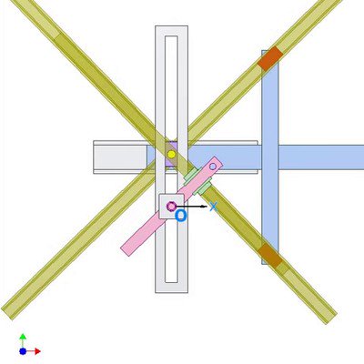 Mechanism to Draw Three-Petalled Rose