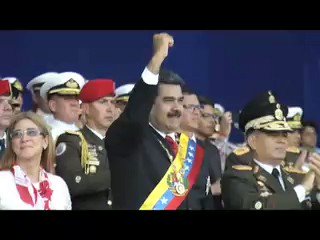 ¡Felicito a la @ArmadaFANB en su día! Los convoco a resistir los embates de las agresiones imperiales y a avanzar en ofensiva para lograr la estabilidad política, la recuperación económica y la grandeza de Venezuela. ¡Firmes y decididos a ser libres, por siempre venceremos!