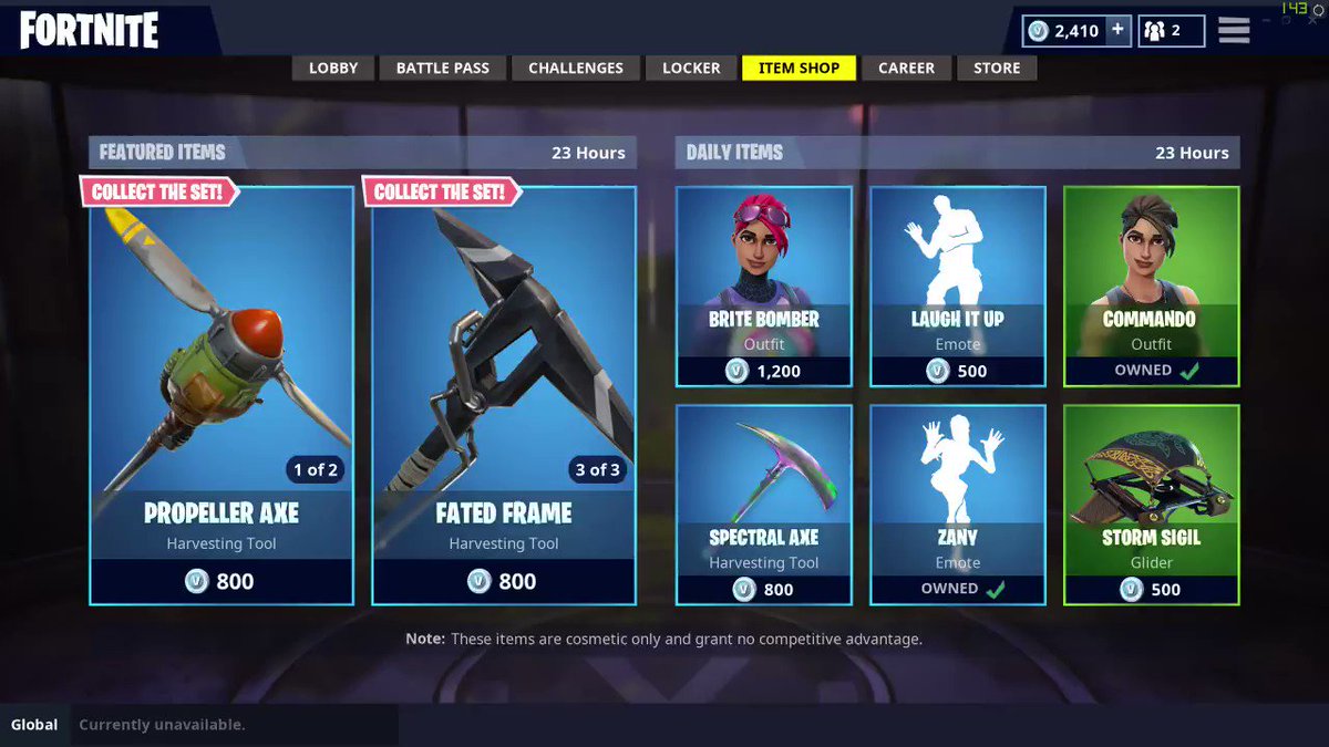 fortnite item shop july 26th 2018 - medbot mission fortnite
