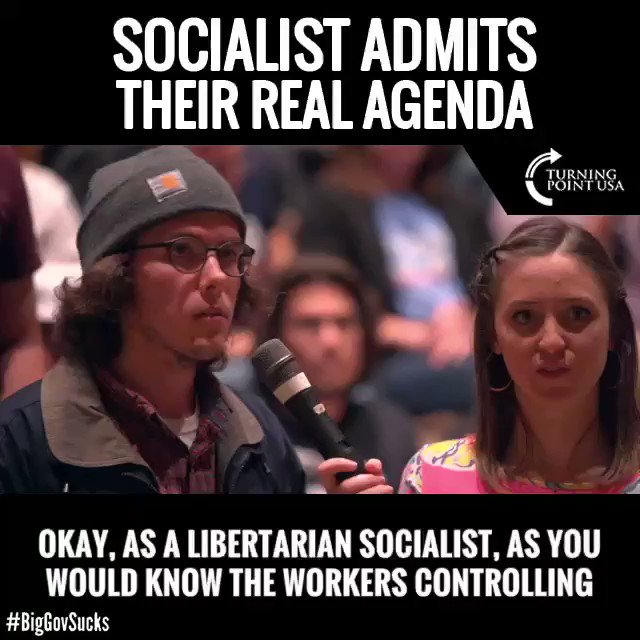 Socialism is on the rise in America
Socialism was tried 100 times in the 100 years resulting in 100 million people slaughtered all for the “greater good”
Check out this exchange with a college socialist
@realDonaldTrump is spot on - socialism kills!