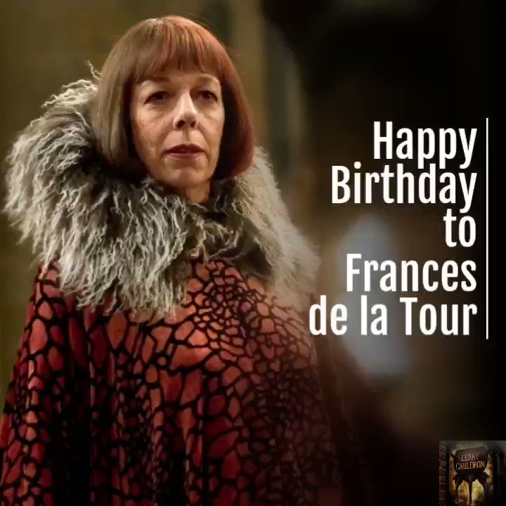Happy Birthday also to Frances de la Tour, who portrayed Madame Olympe Maxime in the series! 
