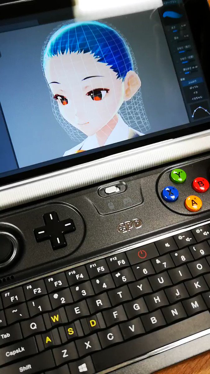 まじかる しげぽん Vroid ちなみにgpdwin2はヨドバシで買ったけど このスペックで10万なのでデスクトップならもっといいスペックが買えますw ヨドバシ Com Gpd ジーピーディー Gpd Win2 ミニノートパソコン Windows 10 Home 64bit Intel Core M3