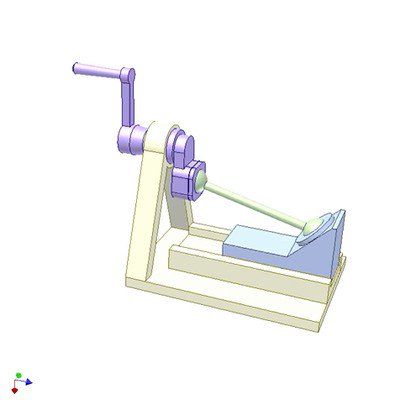 Spatial Slider Crank Mechanism