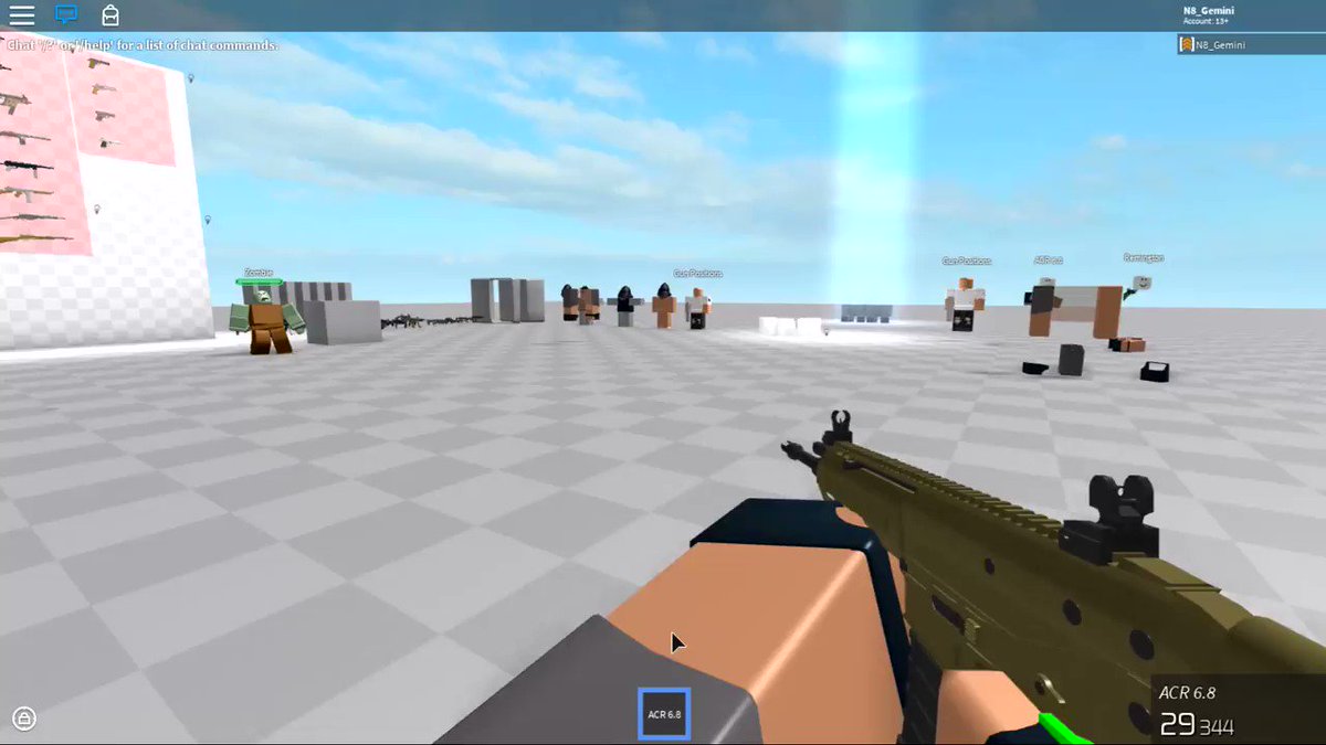 Resurrection Studios On Twitter Re Upload Of The Gun System New Bullet Penetration This Was Highly Requested In The Previous Version Of Res But Were Unable To Have It Done But Now - roblox resurrection twitter codes