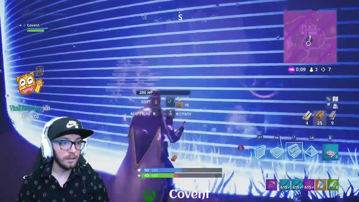 @ChrisCovent always animated and keeping chat entertained! GG on the #Xbox #MixerSolos #SniperShootOut #Fortnite #VictoryRoyale!