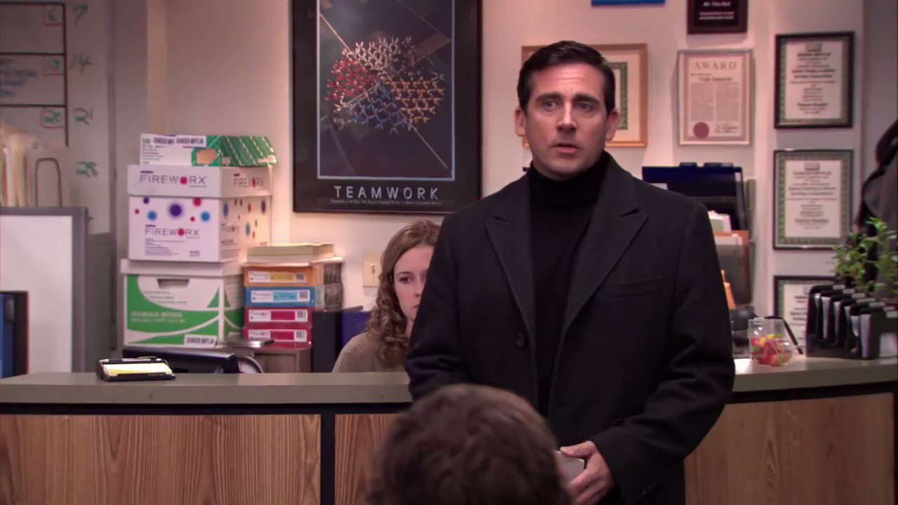 Happy 56th birthday Steve Carell. Steve being Michael Scott and roasting the whole office will forever be funny. 