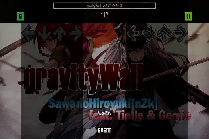 Itsugo15 Simfiles Gravitywall By Sawanohiroyuki Nzk Feat Tielle Gemie Ddr Itg Stepmania