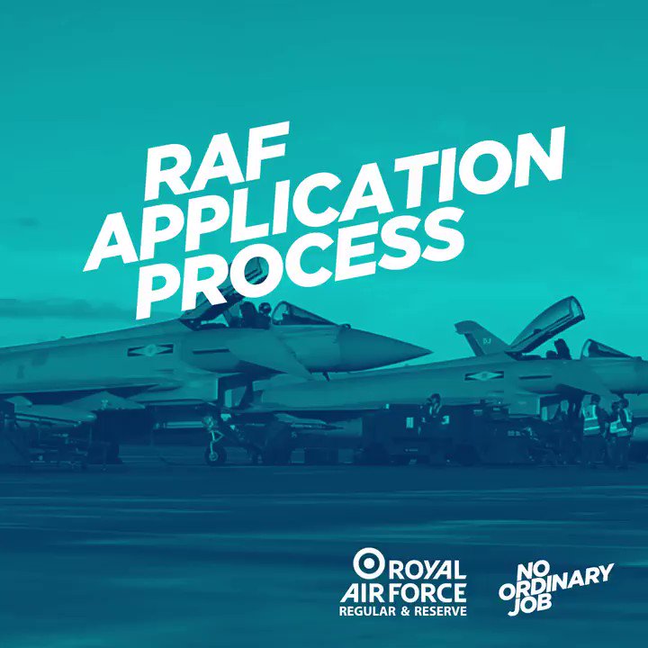 RAF Recruitment on X: &ldquo;The application process for the RAF is 7 