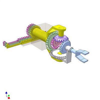 Geared Spherical Wrist Mechanism