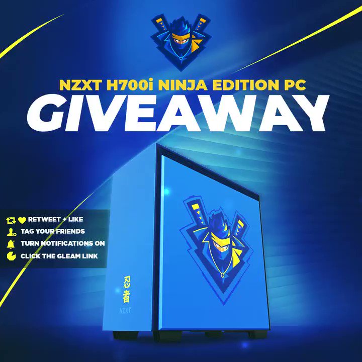 My custom @NZXT Ninja case is officially here!! In honor of it being out of pre-order and available, I'm giving away TWO Ninja PCs
🎉 NZXT H700i Ninja Edition PC
👋 Tag Your Friends
💞 Retweet, Like & Follow @Ninja
🖱️ Click Here To Enter: http://vast.mx/NINJAGA