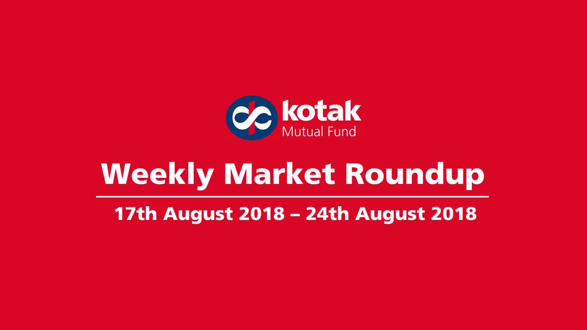 Kotak Mutual Fund An Overview Of Last Week S Market Update Kmfmarketroundup 17th August 18 24th August 18 For More Updates Visit T Co X93dd7fsym T Co Uisonfl0ti