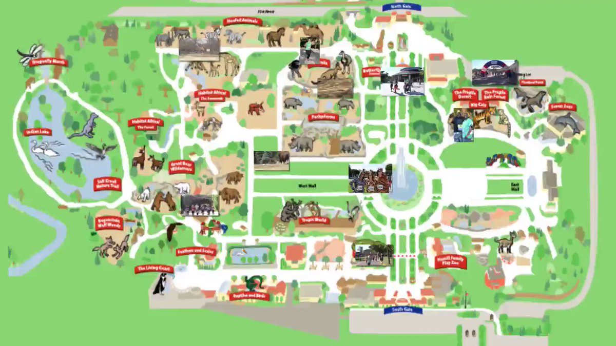 Brookfield Zoo Map