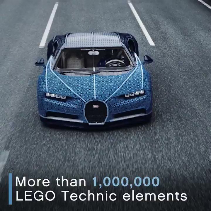 Lego technic bugatti chiron video sales