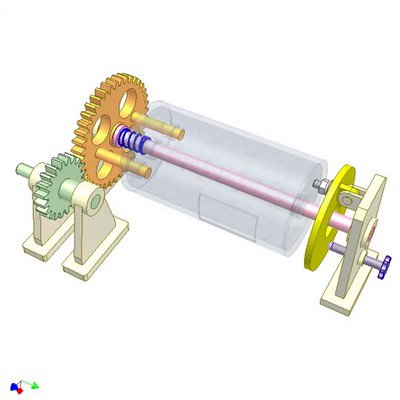 Converting Rotation to Rotary and Linear Reciprocating Motion