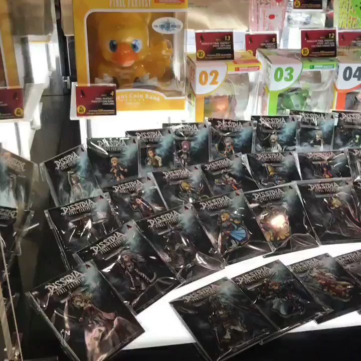 PAX West going strong day one! We have all the new Dissidia acrylic keychains. Come check them