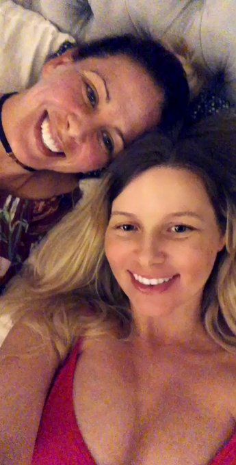 Post sexy fun with @CherieDeVille 💕 Check out why we are so giggly on https://t.co/YxfcdvuAPA #girlswholikegirls