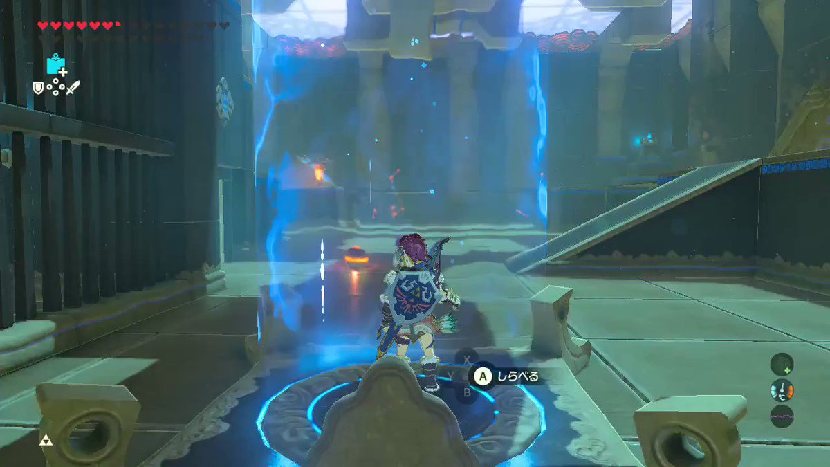 わしん マリッタ馬宿近くのモンヤ トマの祠 つながる放物線 序盤からもアクセスしやすく全方向の強いskewを貯められる坂がある Shield Skew Clip入門にぜひ Breathofthewild