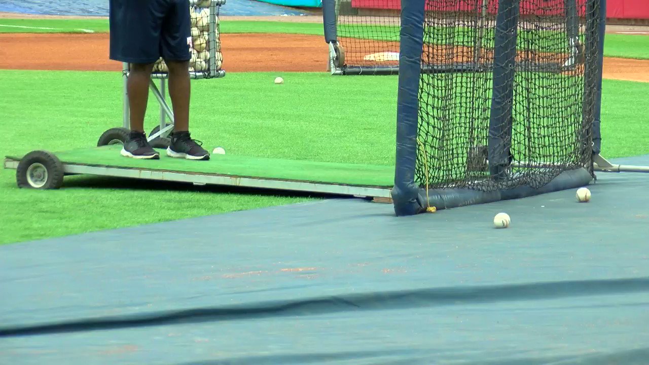 Jordan Strack His Name Is Mike Mosley But They Call The Mud Hens Batting Practice Pitcher Mr 7000 The Guinness Book Recognizes Him For The Most Bp Pitches In