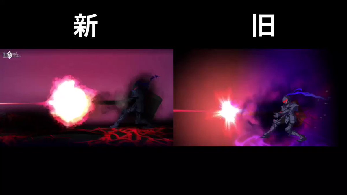 鳥 Fgo ランスロット宝具演出 新旧比較 鳥 Fgo ランスロット宝具演出 新旧比較