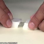 しょうもないけど嫌いじゃない!消しゴムを再び繋ぎ合わせる手術!