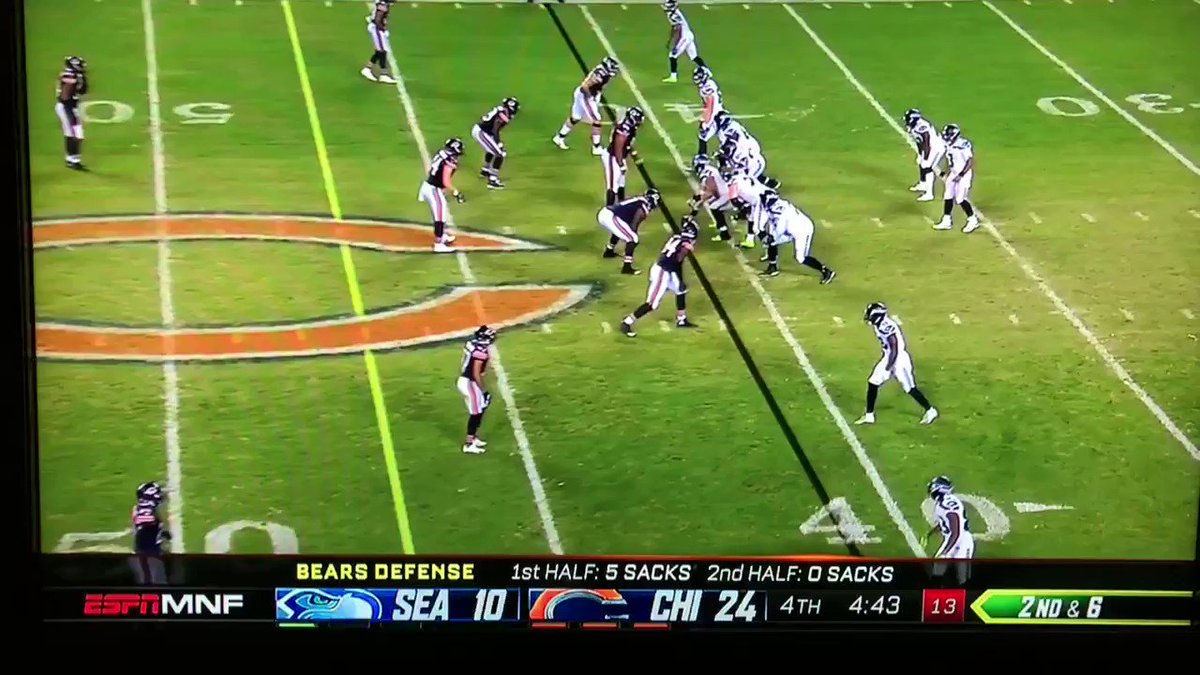 Bears Barroom (@BearsBarroom) on Twitter photo 20/09/2018 12:07:24 Congratulations to @Grindin_59 on winning the NFC defensive player of the week! 2 sacks, 8 tackles and this... Congratulations to @Grindin_59 on winning the NFC defensive player of the week! 2 sacks, 8 tackles and this...