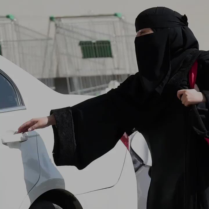 #SaudiWomenCanDrive. 