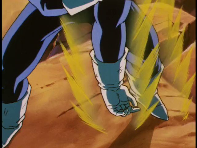 Ajay on Twitter: "Kanno animates Vegeta getting his arm broken. His art