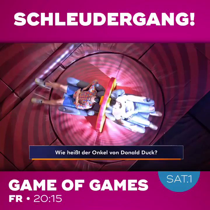 Am Freitag geht’s bei Game of Games wieder rund! Um 20:15 Uhr in @sat1 📺 #gameofgames https://t.co/nMwyxlGDUP