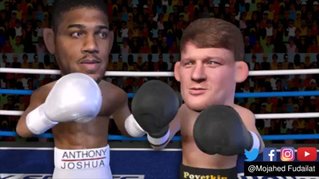 Mojahed Fudailat (@MojahedFudailat) on Twitter photo 2018-12-10 19:16:20 Anthony Joshua TKOs Alexander Povetkin after a DANGEROUS start #boxing #animation #JoshuaPovektin Anthony Joshua TKOs Alexander Povetkin after a DANGEROUS start #boxing #animation #JoshuaPovektin