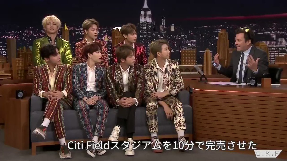𝚔𝚘𝚘𝚔𝚒𝚎 𝚖𝚘𝚗𝚜𝚝𝚎𝚛 A Twitter Bts X Jimmy Fallon ジミーファロン トーク 日本語字幕 英語字幕はメンバーの言葉だけで 簡単な英語が多いので一部そのままです これを機に英語の勉強にもなれたら つべはup禁止だったので今回高画質はありません Rtで