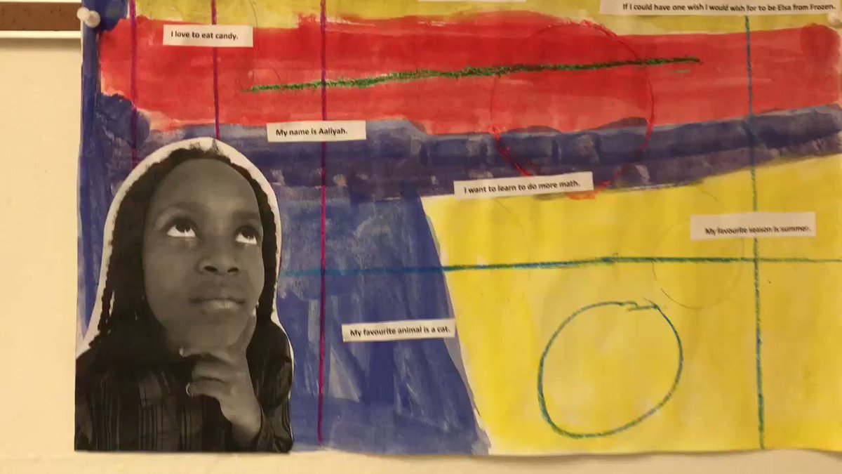 #grade2 students, explore abstract art inspired by #paulklee and #kindinsky through the use of primary colours. #studentvoice #languageintegration #visualarts @dzervas_tdsb @schan_tdsb @LC3_TDSB